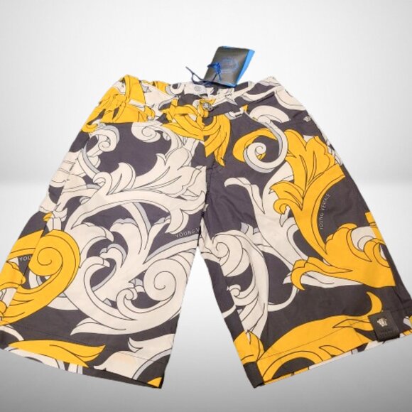 Versace Other - Young Versace Baroque Print Shorts - Size: XXS